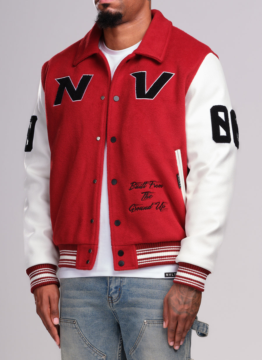 All Star Varsity Jacket - Red