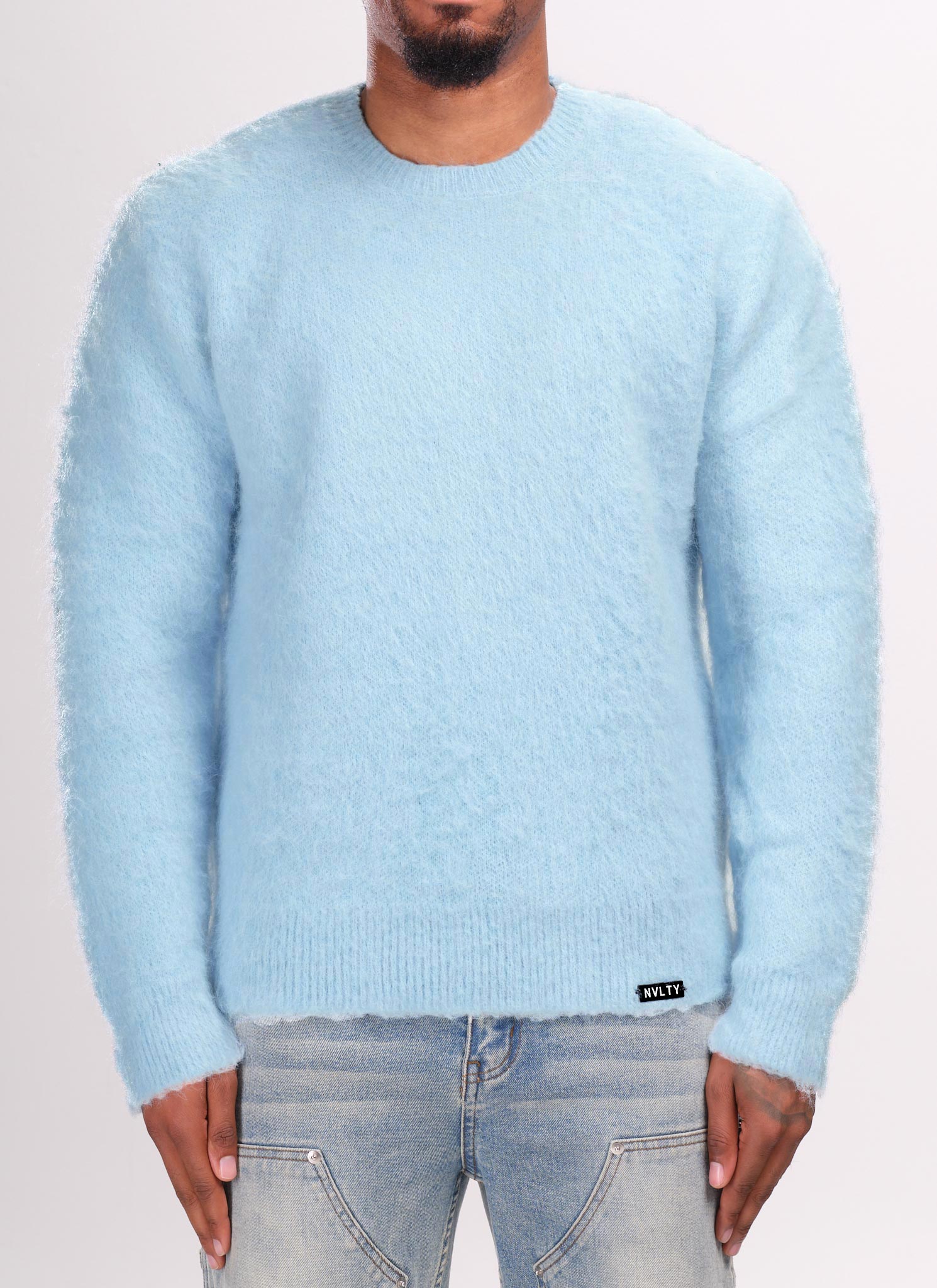 Mohair Sweater - Baby Blue – N V L T Y