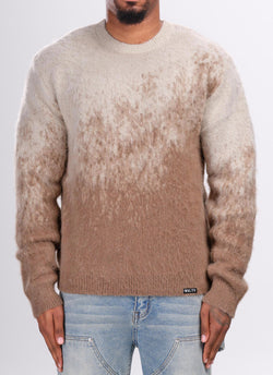 Mohair Gradient Sweater - Stone