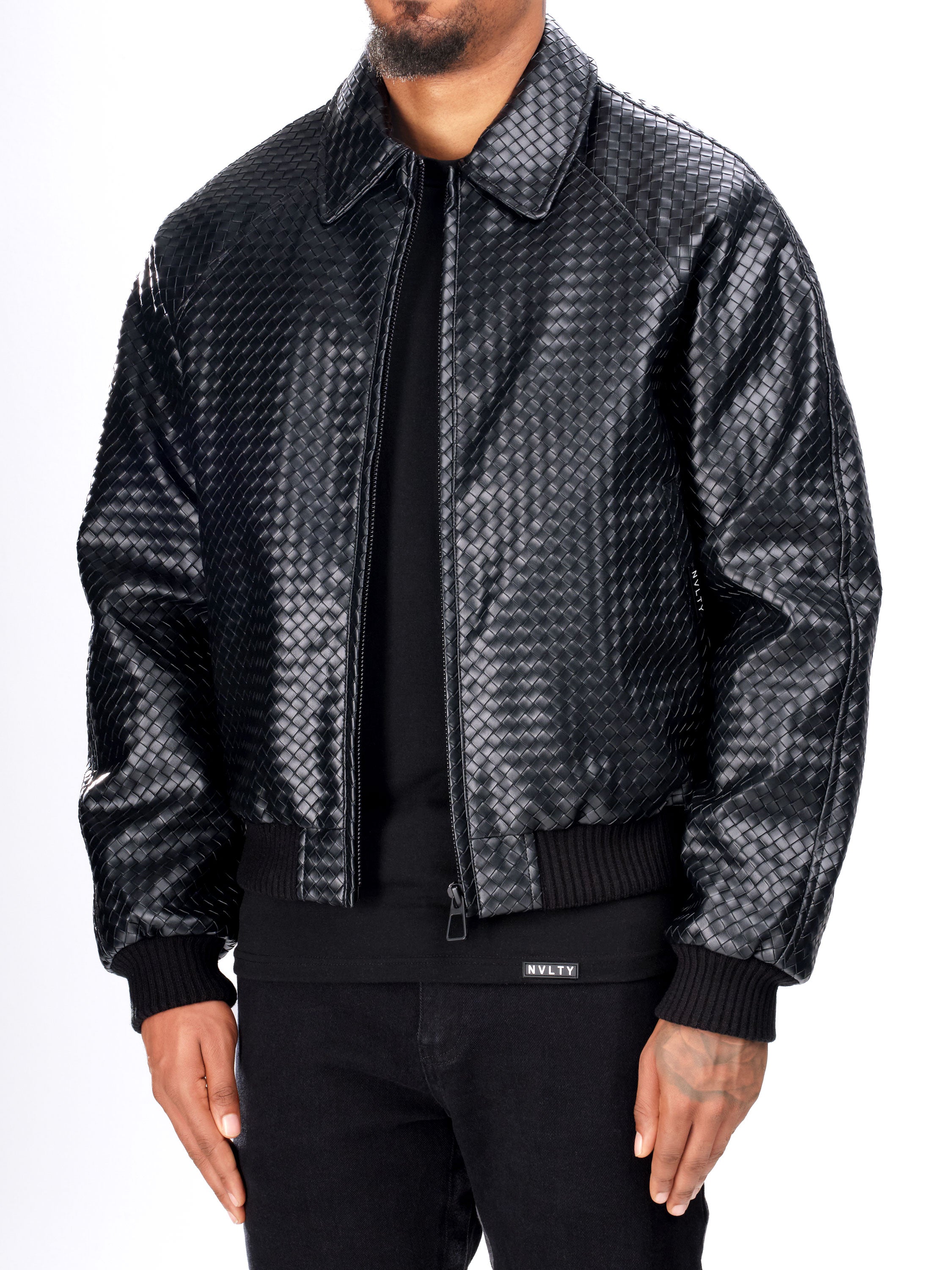 Interlock Aviator Jacket - Black – N V L T Y
