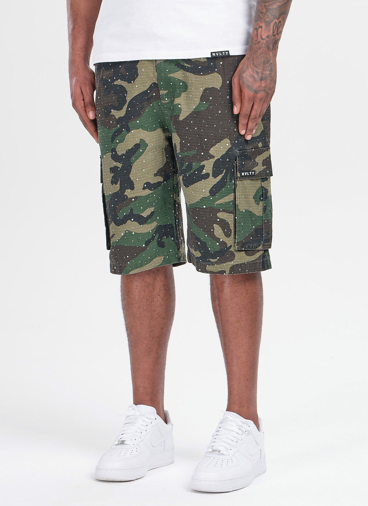 Vintage Flooded VVS Cargo Shorts - Camo