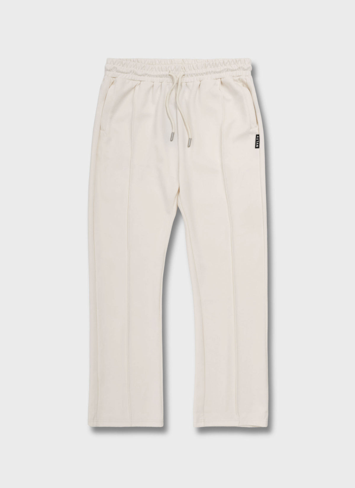 Pleat Track Pants - Ivory