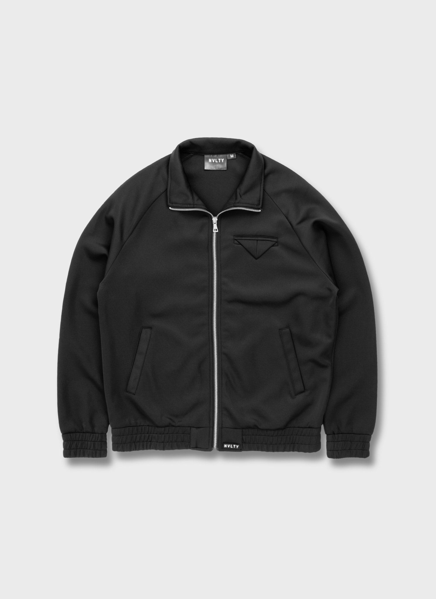 Pocket Square Track Jacket - Black