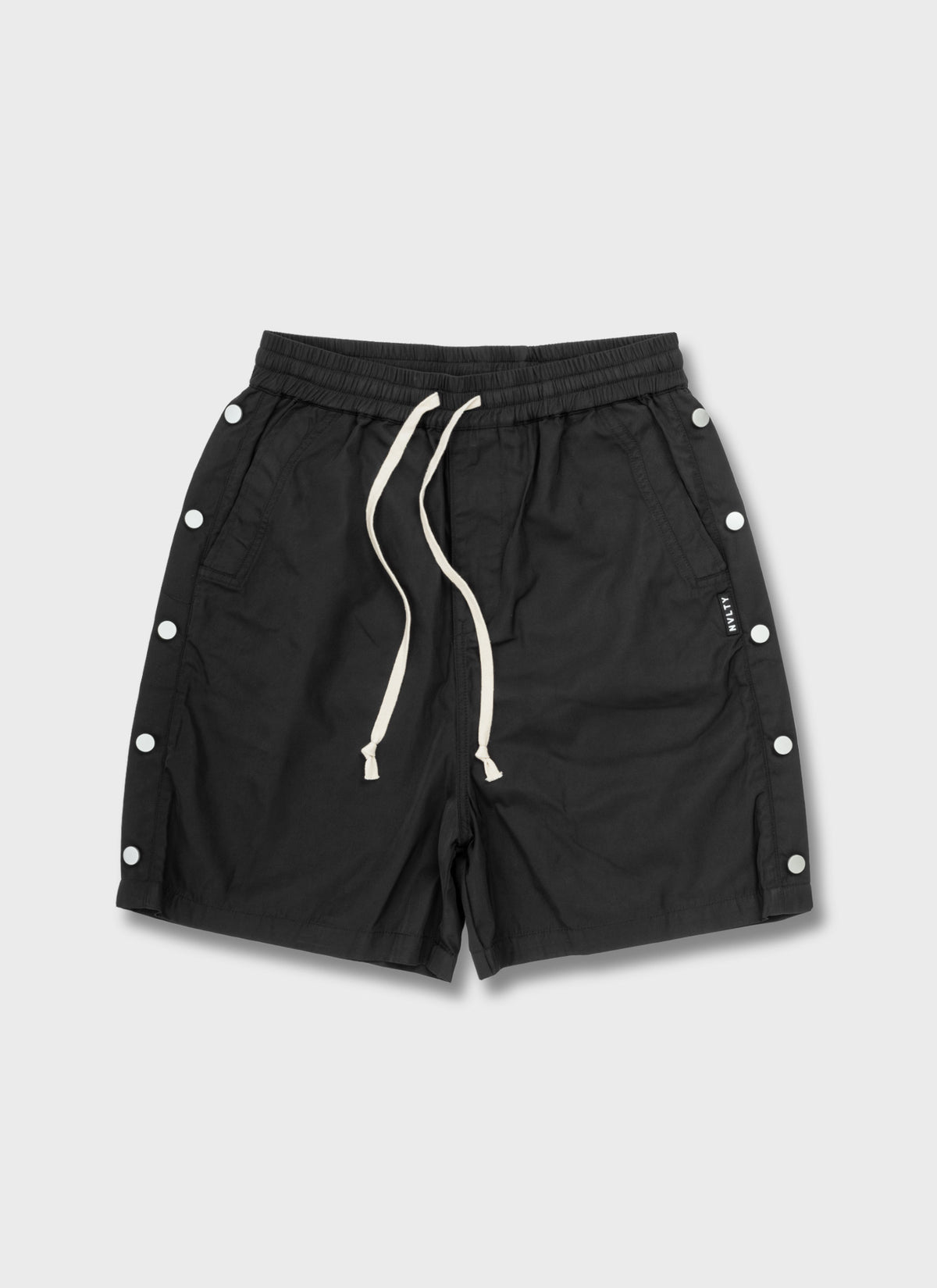 Nylon Snapper Shorts - Black