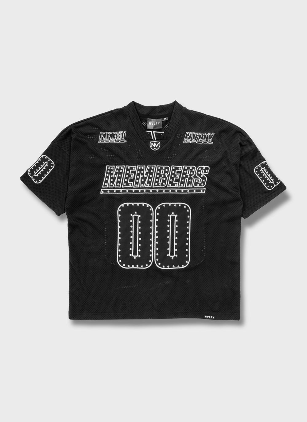 Members Studded Jersey - Black