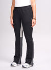 Vintage Flare Paint Joggers - Black