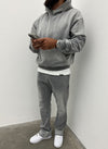 Vintage Flare Sunfaded Joggers - Grey