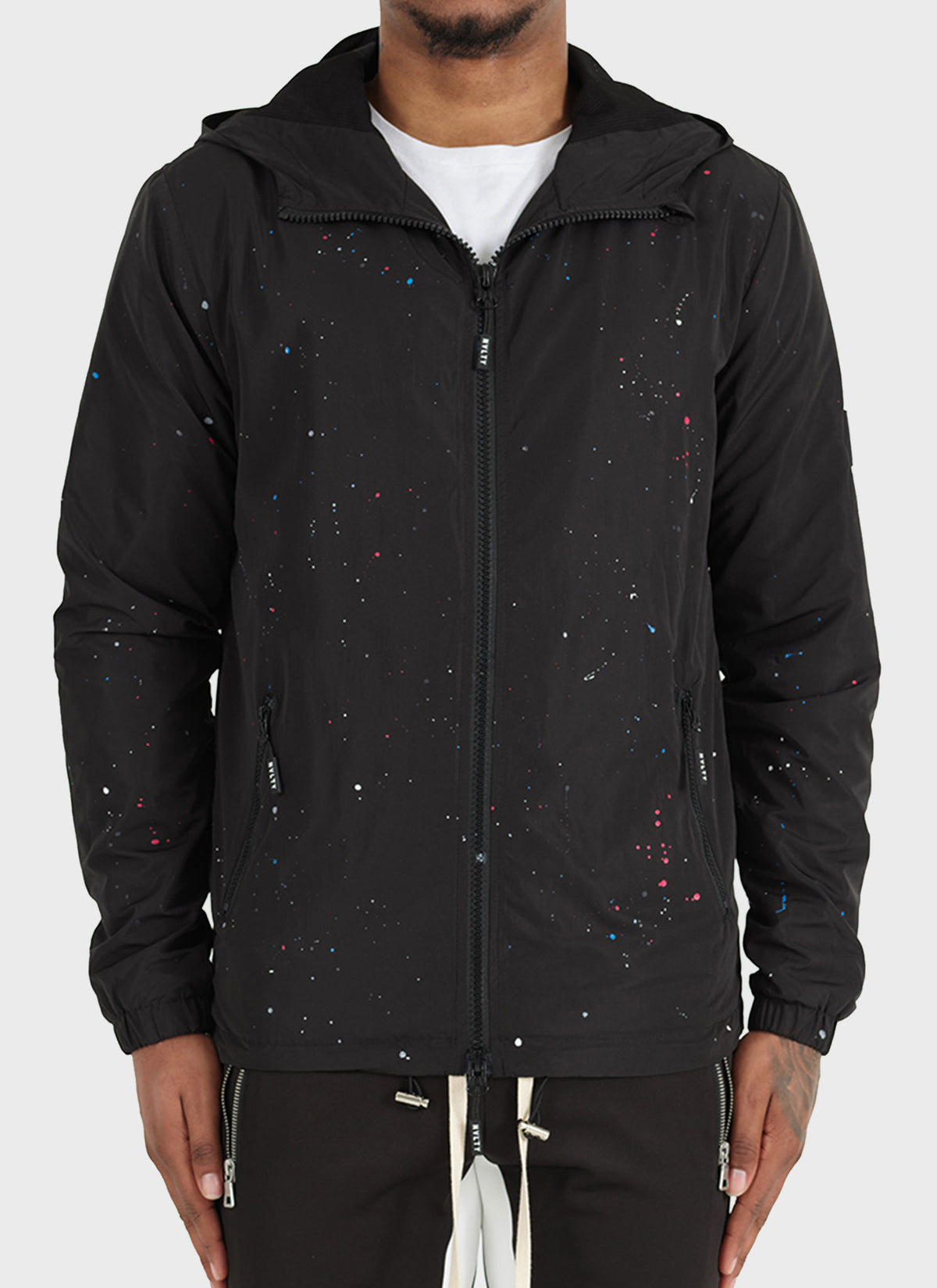 Paint Windbreaker - Black