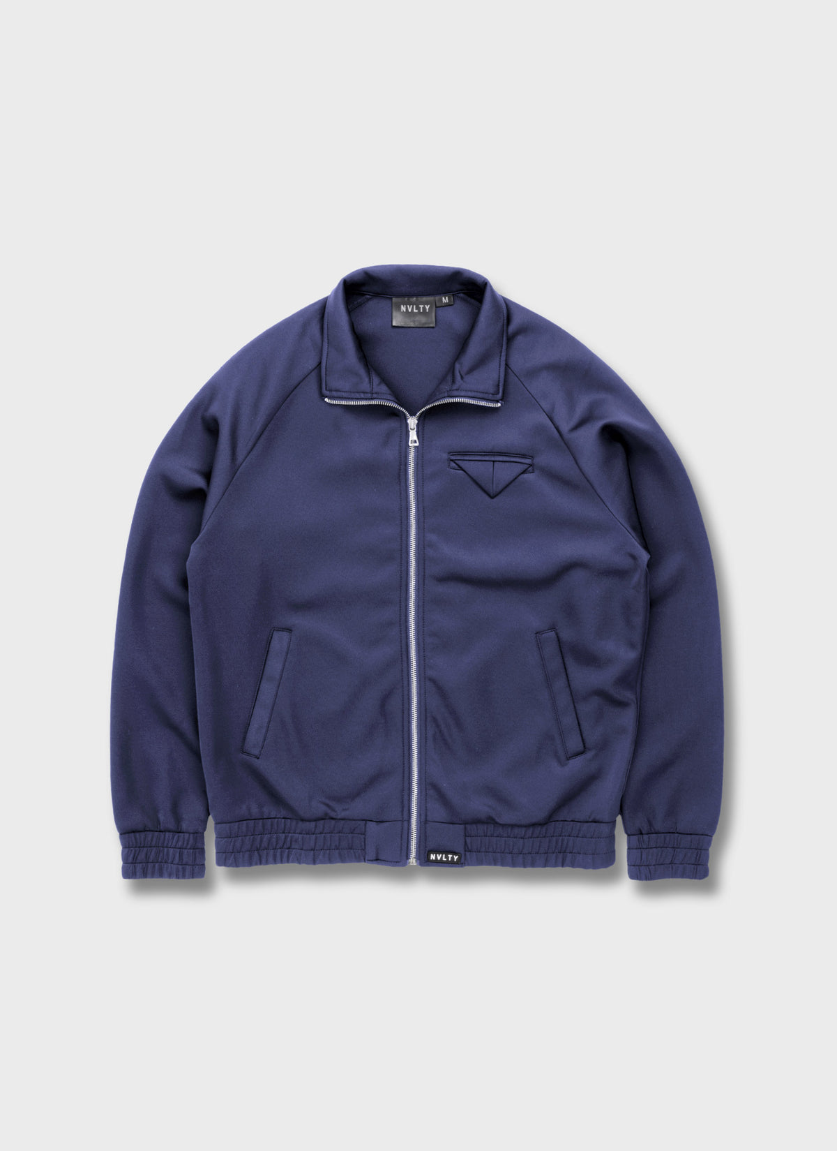 Pocket Square Track Jacket - Navy