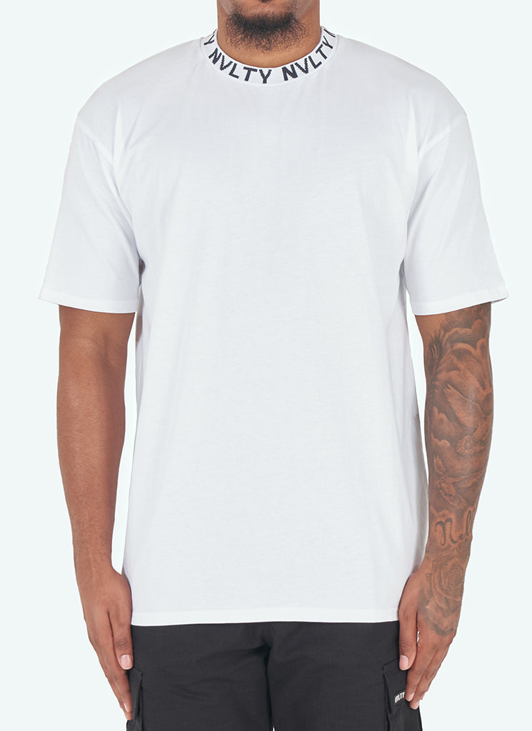 Logo Rib T-Shirt - White