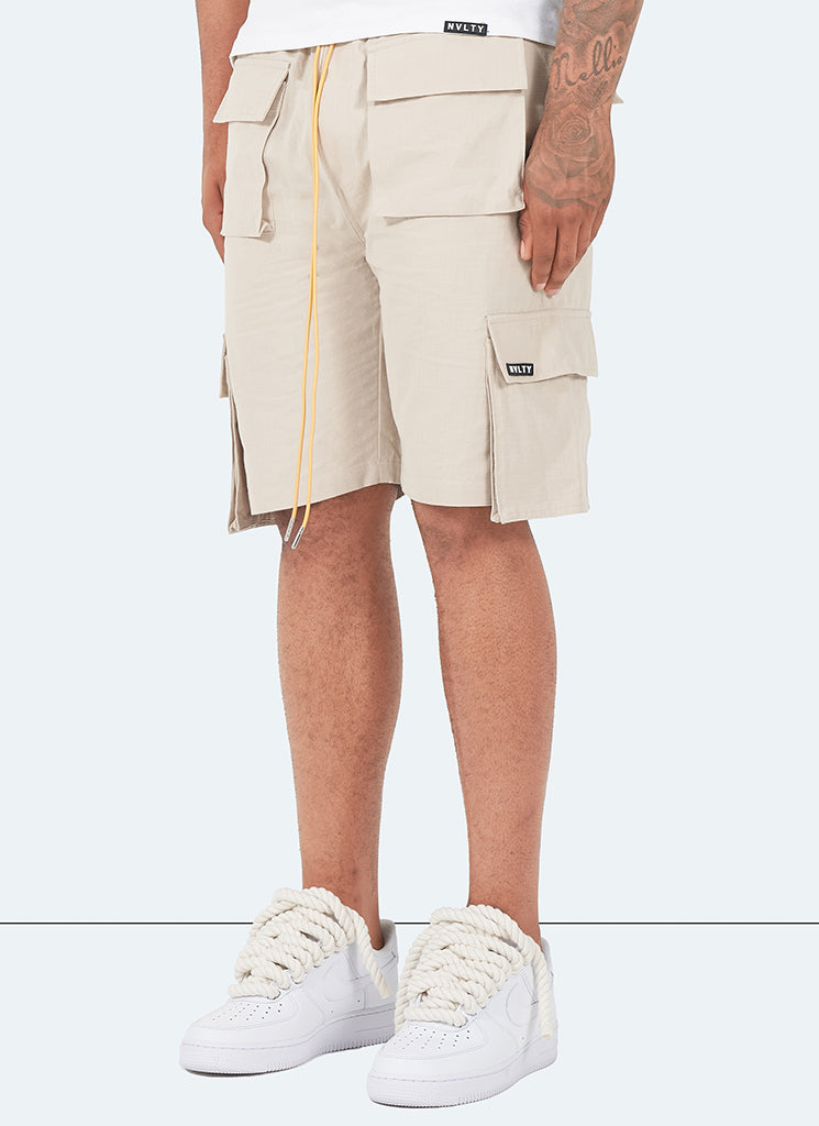 Vintage 4 Pocket Cargo Shorts - Stone