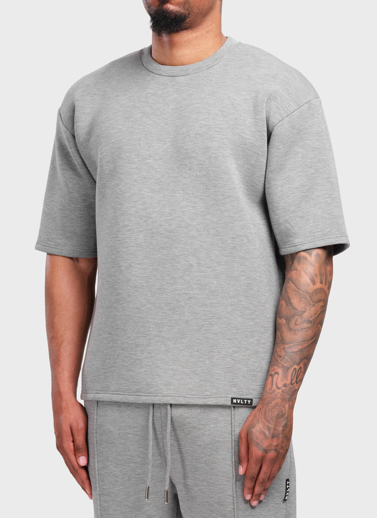 Scuba Structured T-Shirt - Grey
