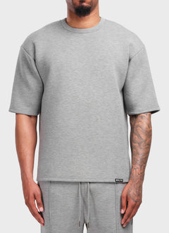 Scuba Structured T-Shirt - Grey