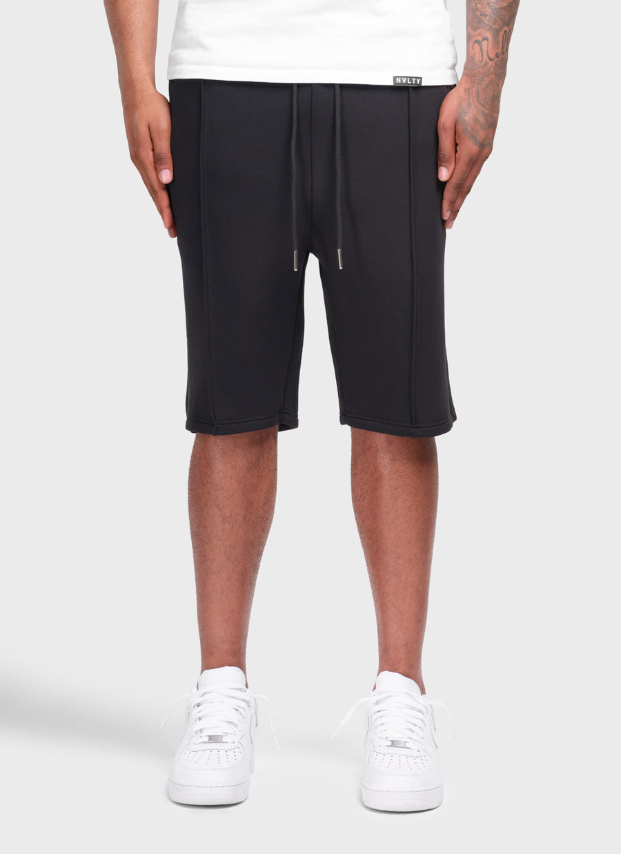 Scuba Structured Shorts - Black