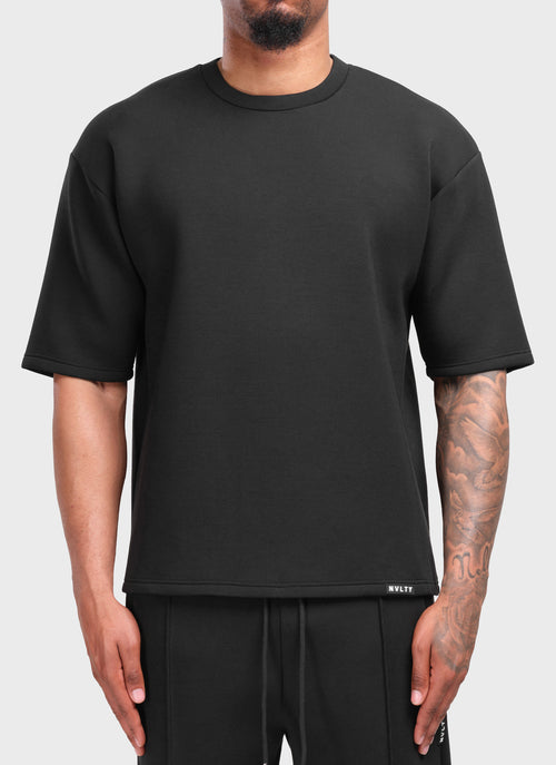 Scuba Structured T-Shirt - Black