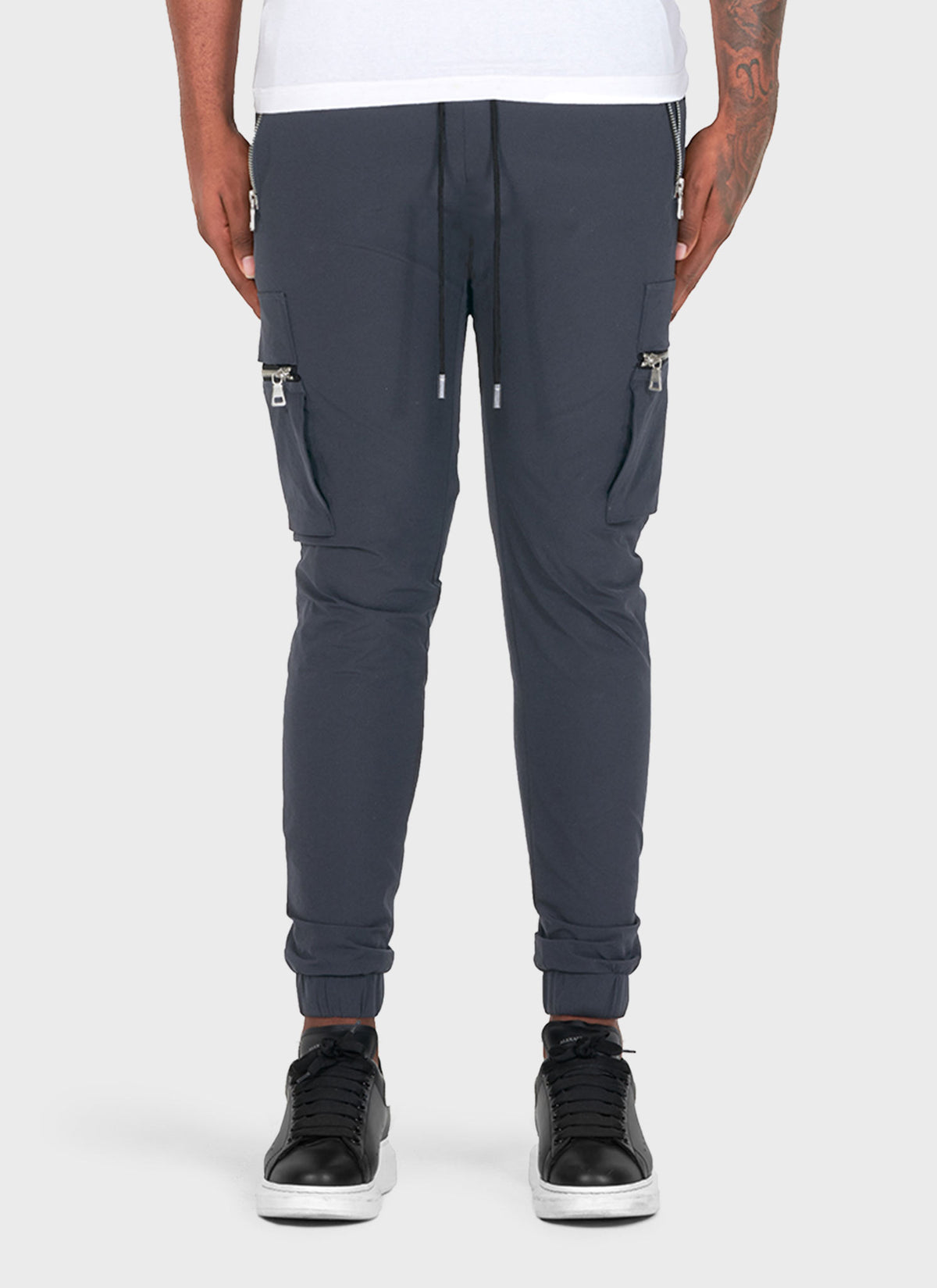 Tactical Track Pants - Charcoal Grey