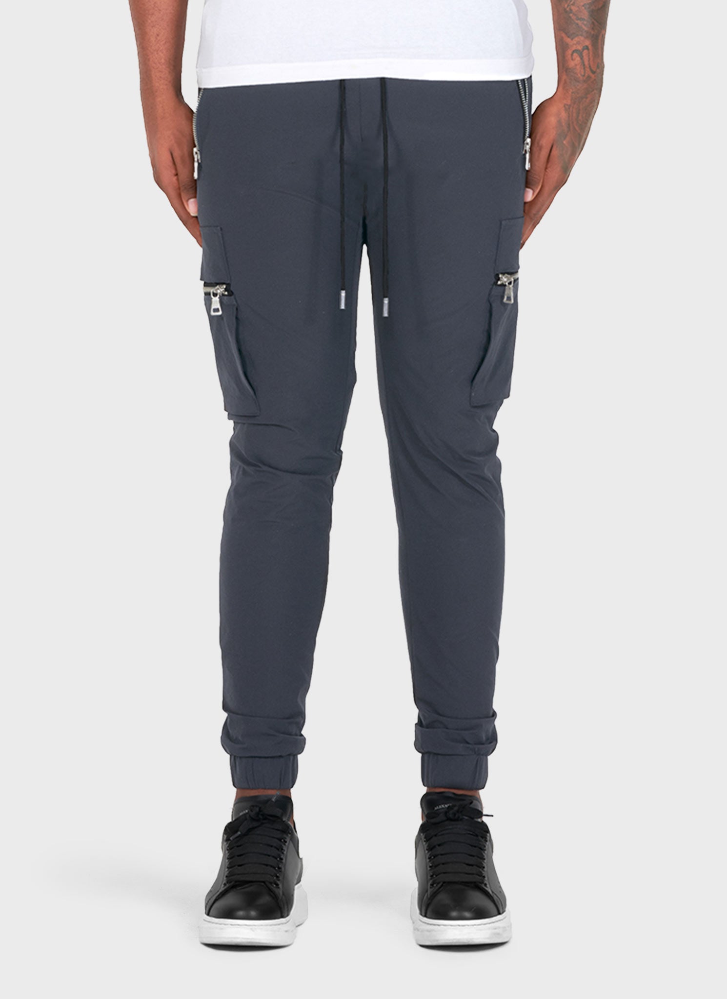 Tactical Track Pants - Charcoal Grey
