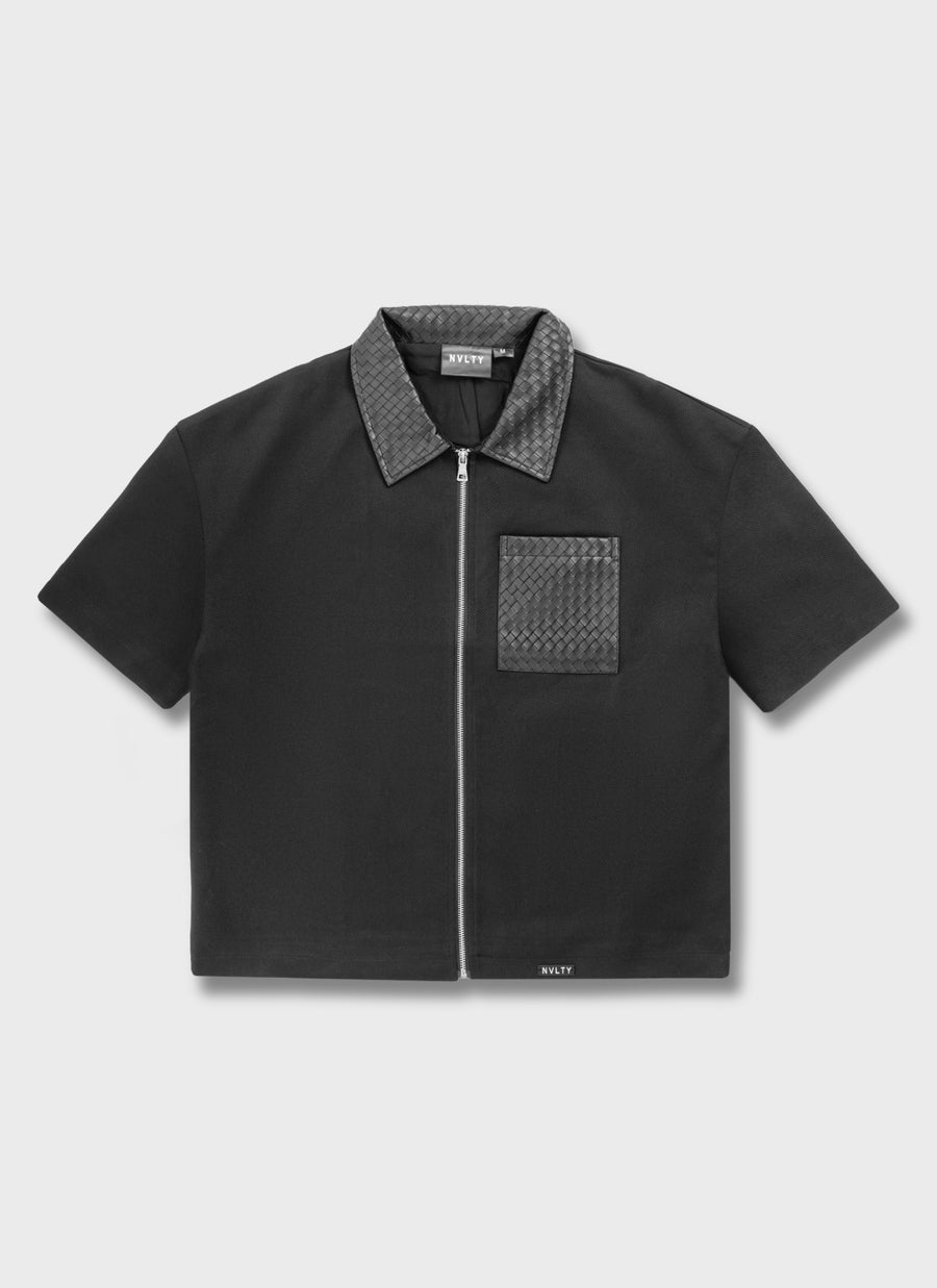 Twill Interlock Shirt - Black