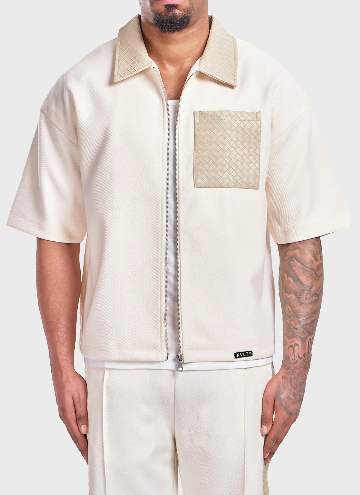 Twill Interlock Shirt - Ivory