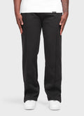 Twill Pleat Pants - Black