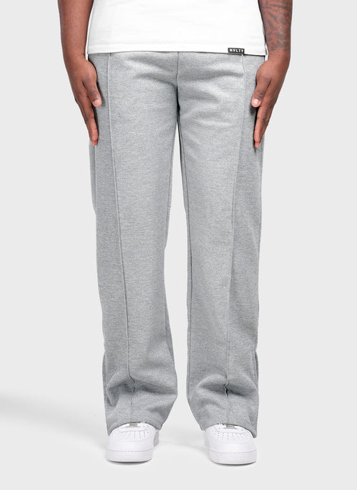 Twill Pleat Pants - Grey