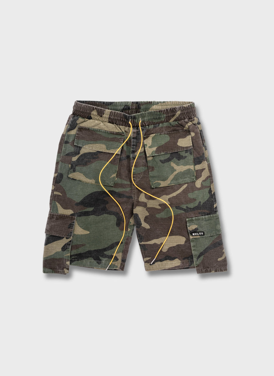 Vintage 4 Pocket Cargo Shorts - Camo