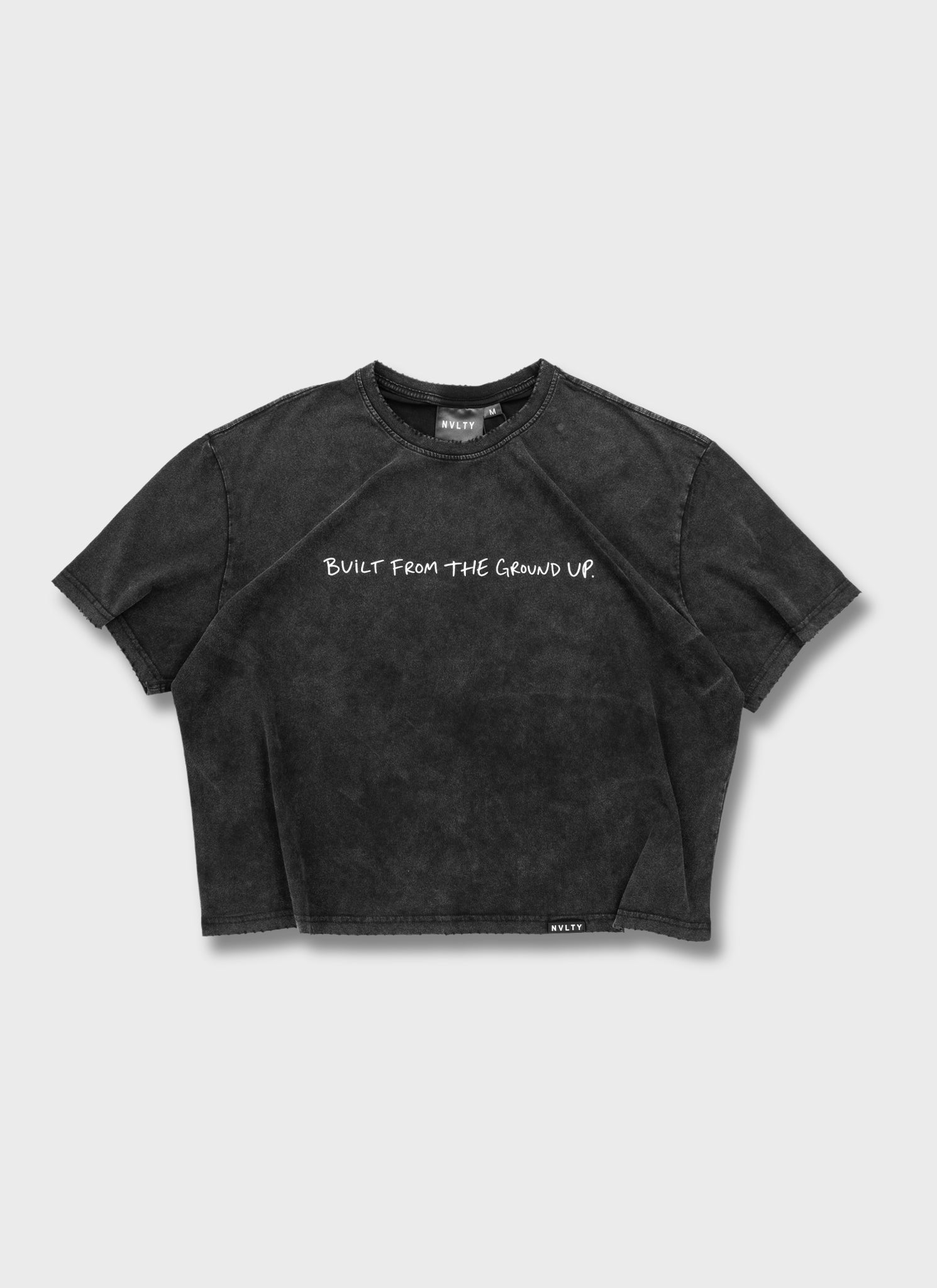 Vintage BFTGU Crop T-Shirt - Black