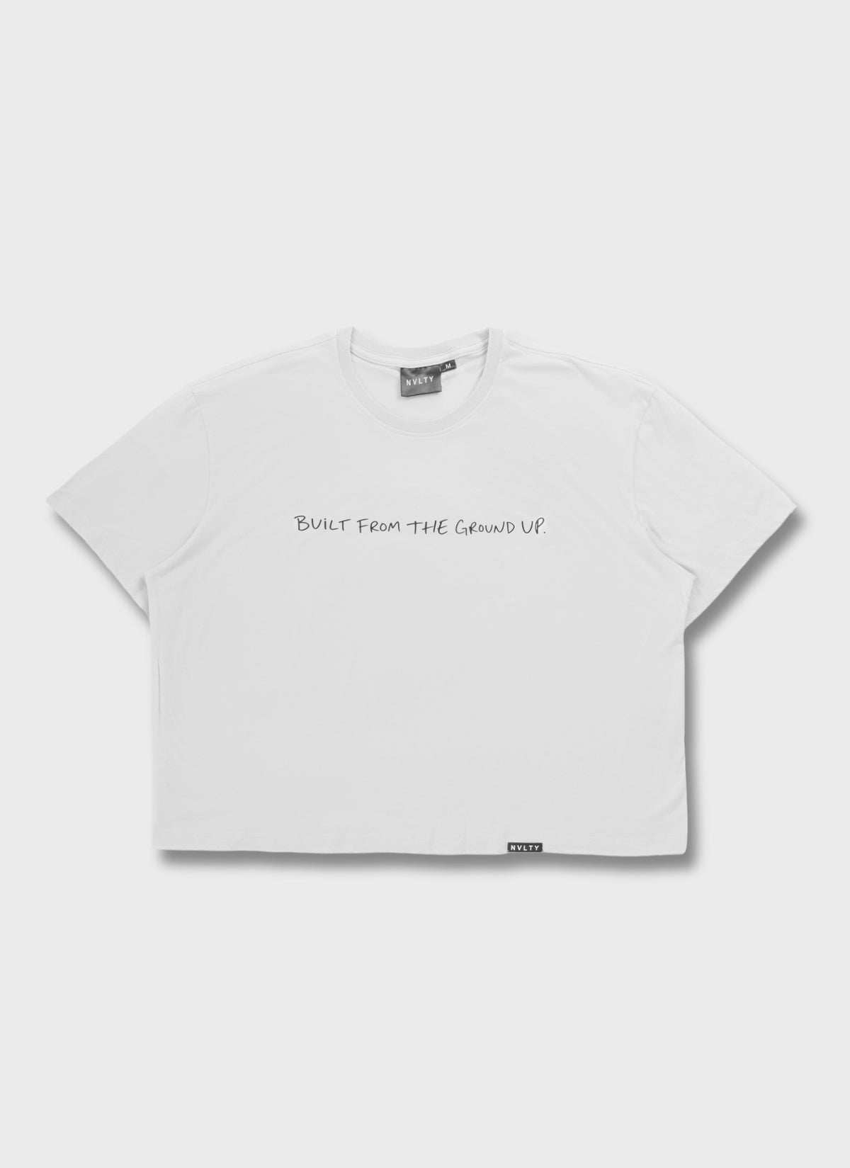 Vintage BFTGU Crop T-Shirt - White