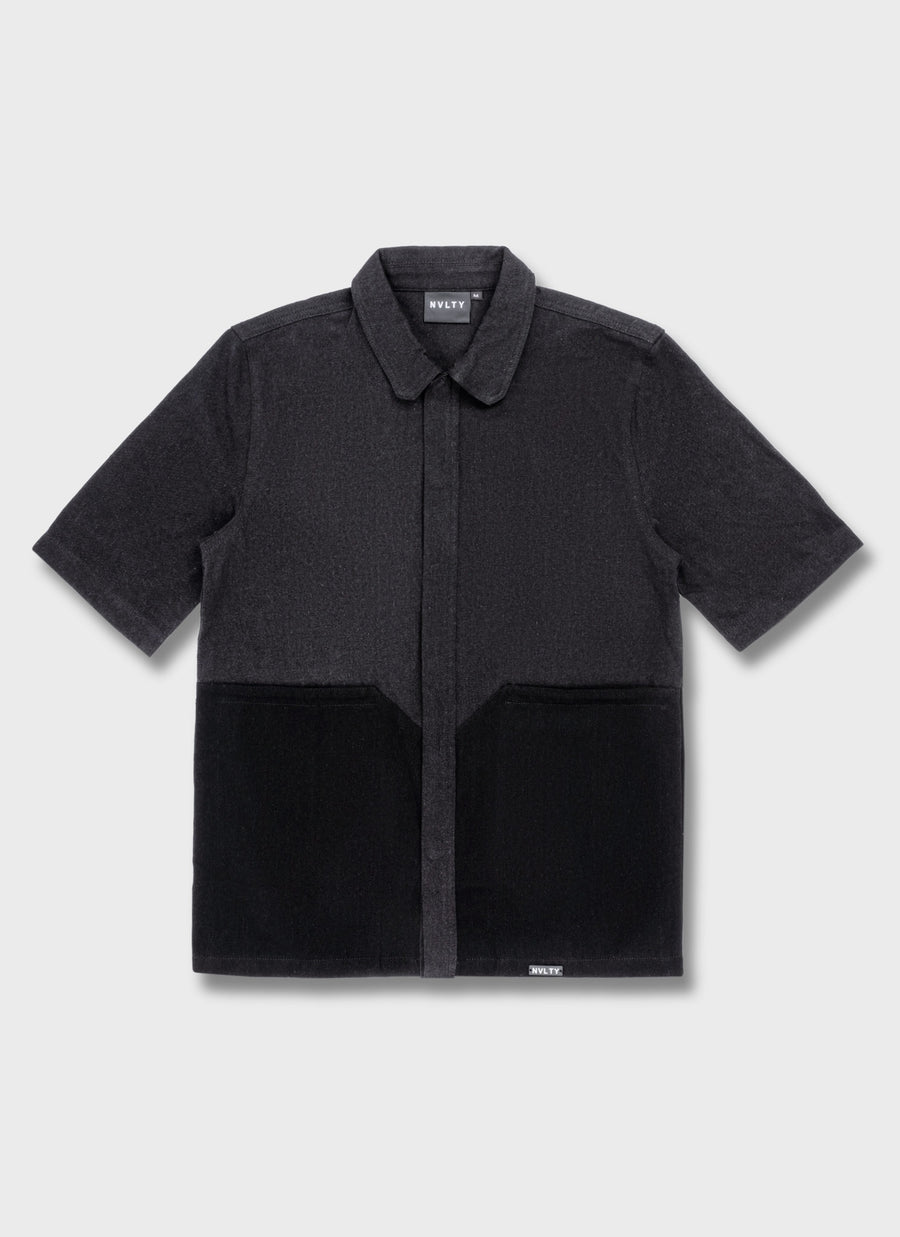 Vintage Carpenter Denim Shirt - Black