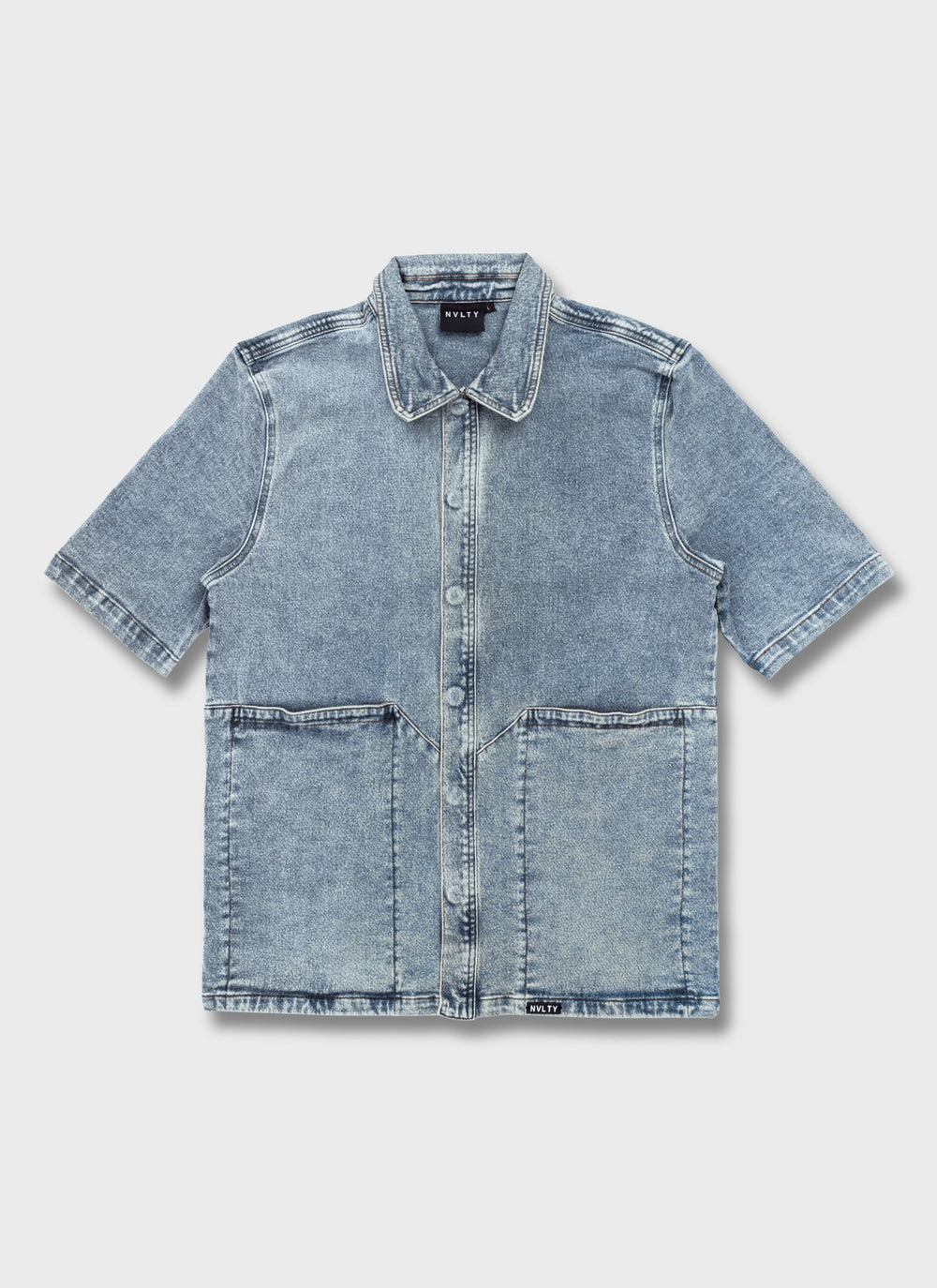Vintage Carpenter Denim Shirt - Blue