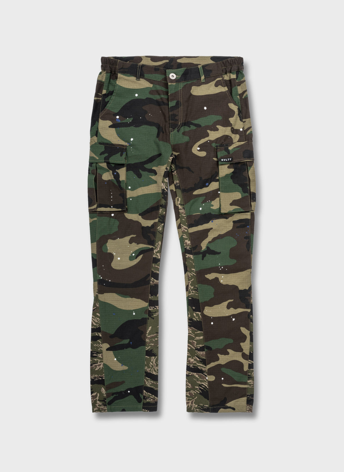 Vintage Flare Cargos - Camo Paint