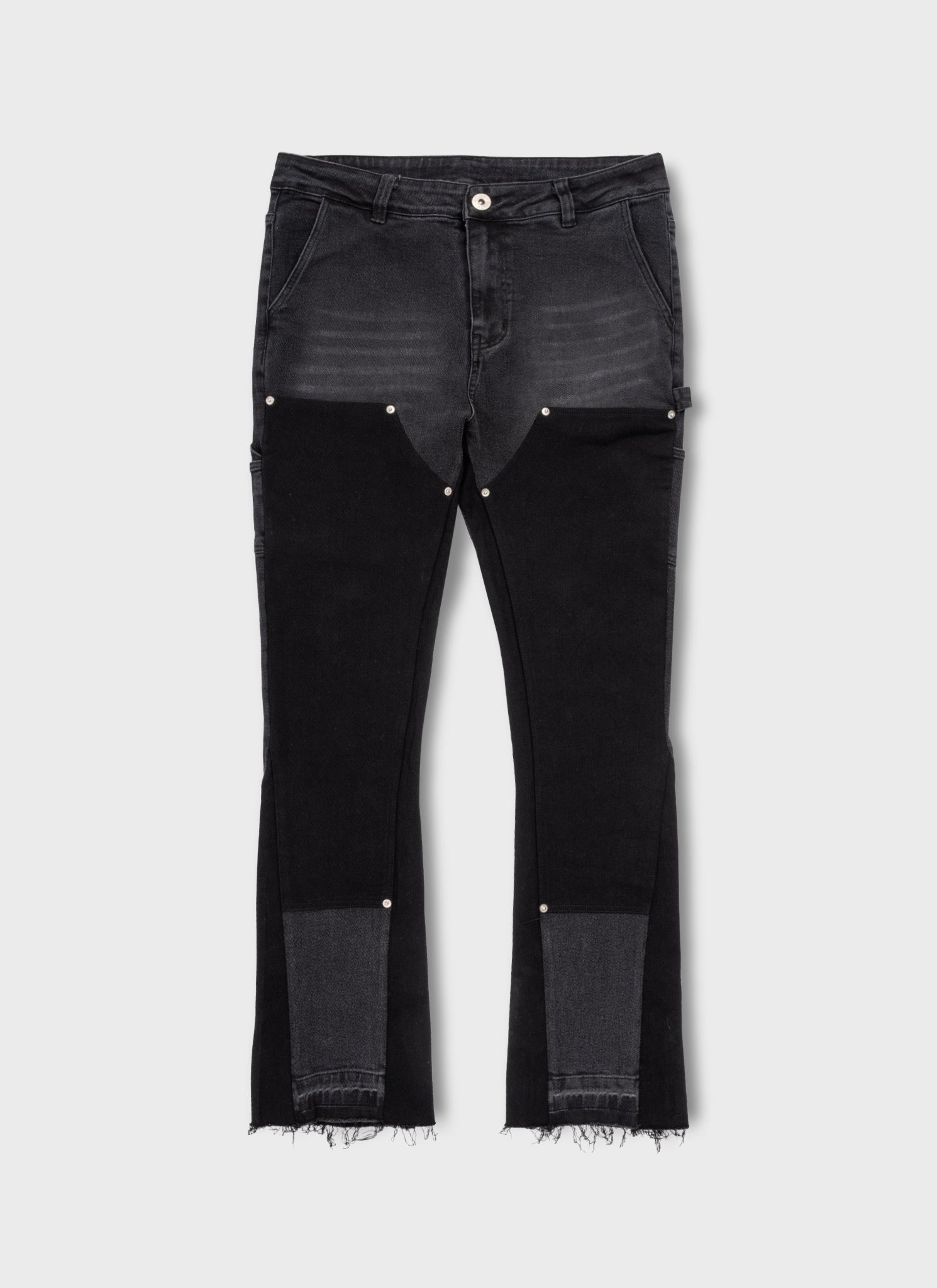 Vintage Flare Carpenter Jeans - Black