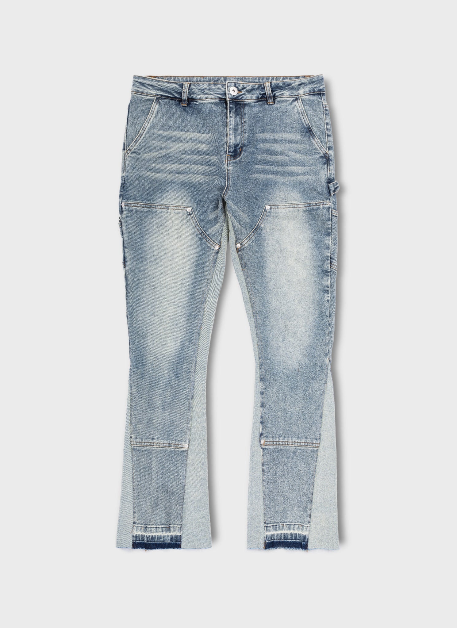Vintage Flare Carpenter Jeans - Blue
