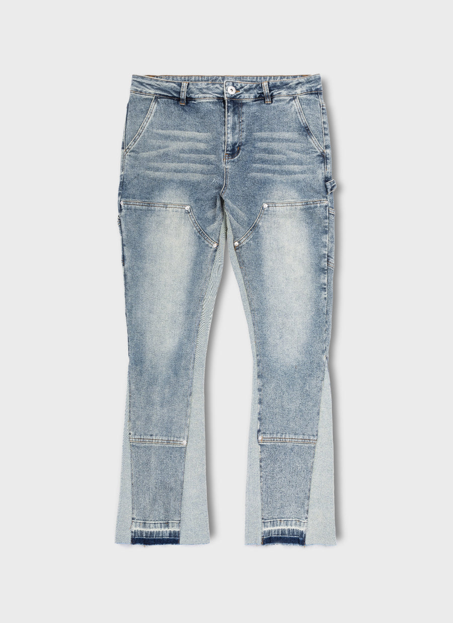 Vintage Flare Carpenter Jeans - Blue