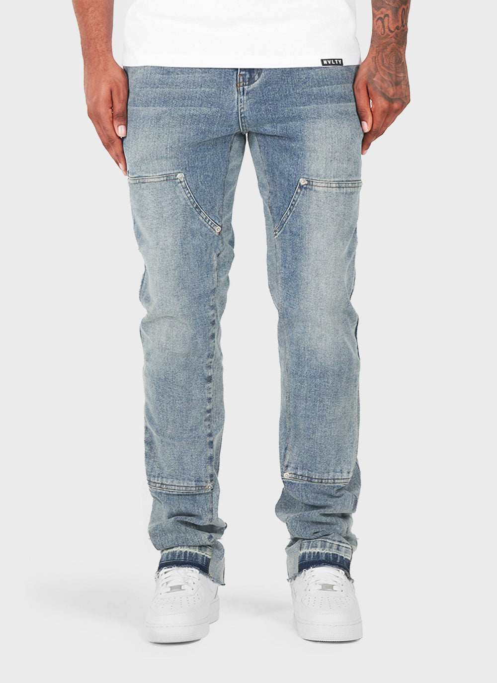 Vintage Flare Carpenter Jeans - Blue