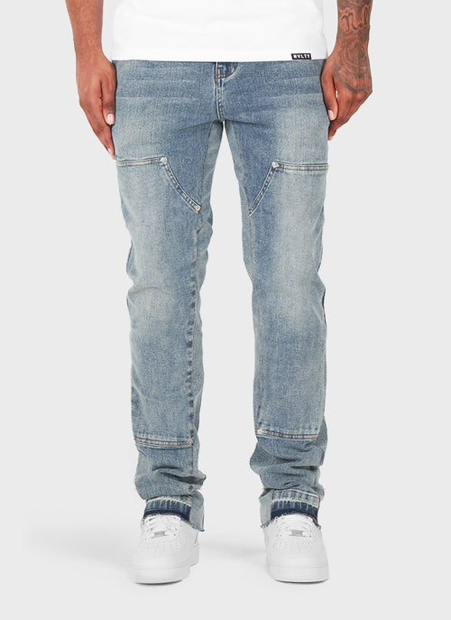 Vintage Flare Carpenter Jeans - Blue