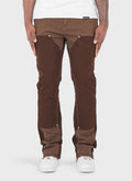 Vintage Flare Carpenter Jeans - Brown