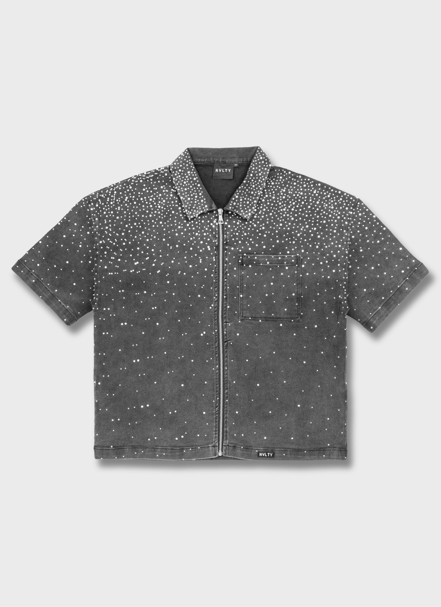 Vintage Flooded VVS Denim Shirt - Black