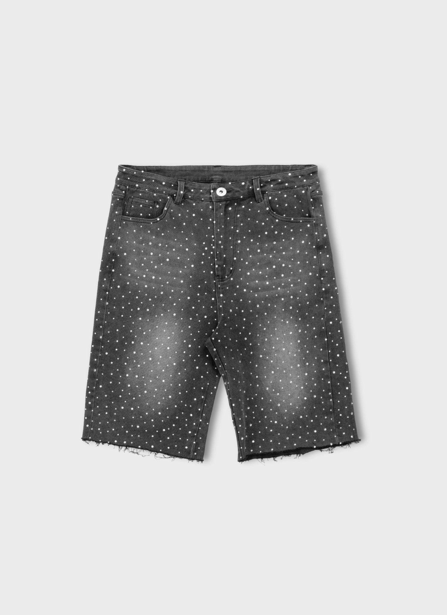 Vintage Flooded VVS Denim Shorts - Black