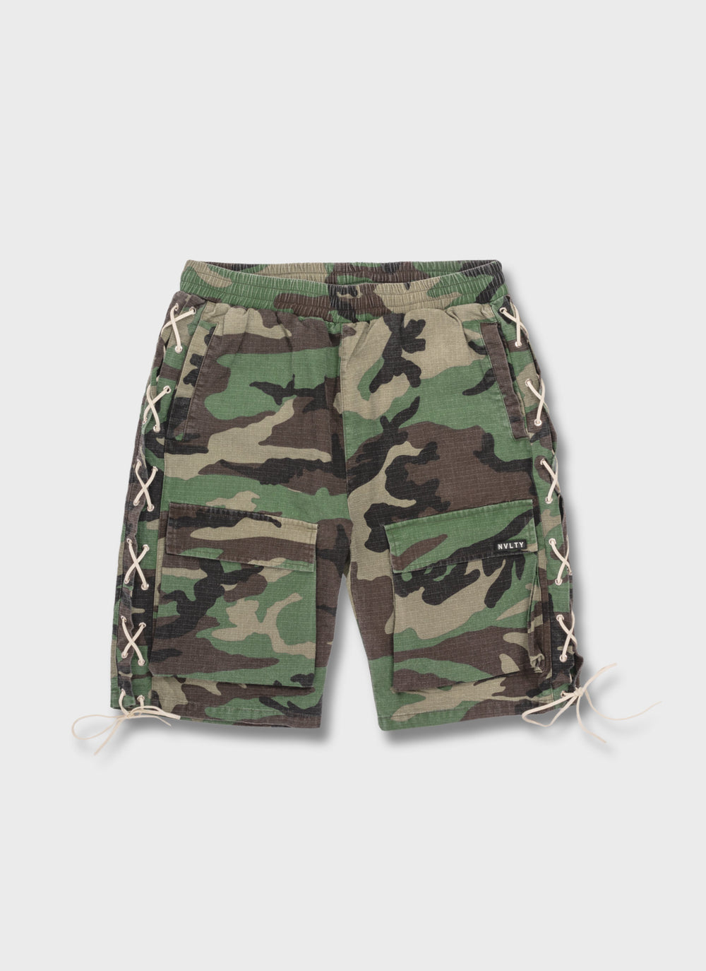 Vintage Lace Cargo Shorts - Camo