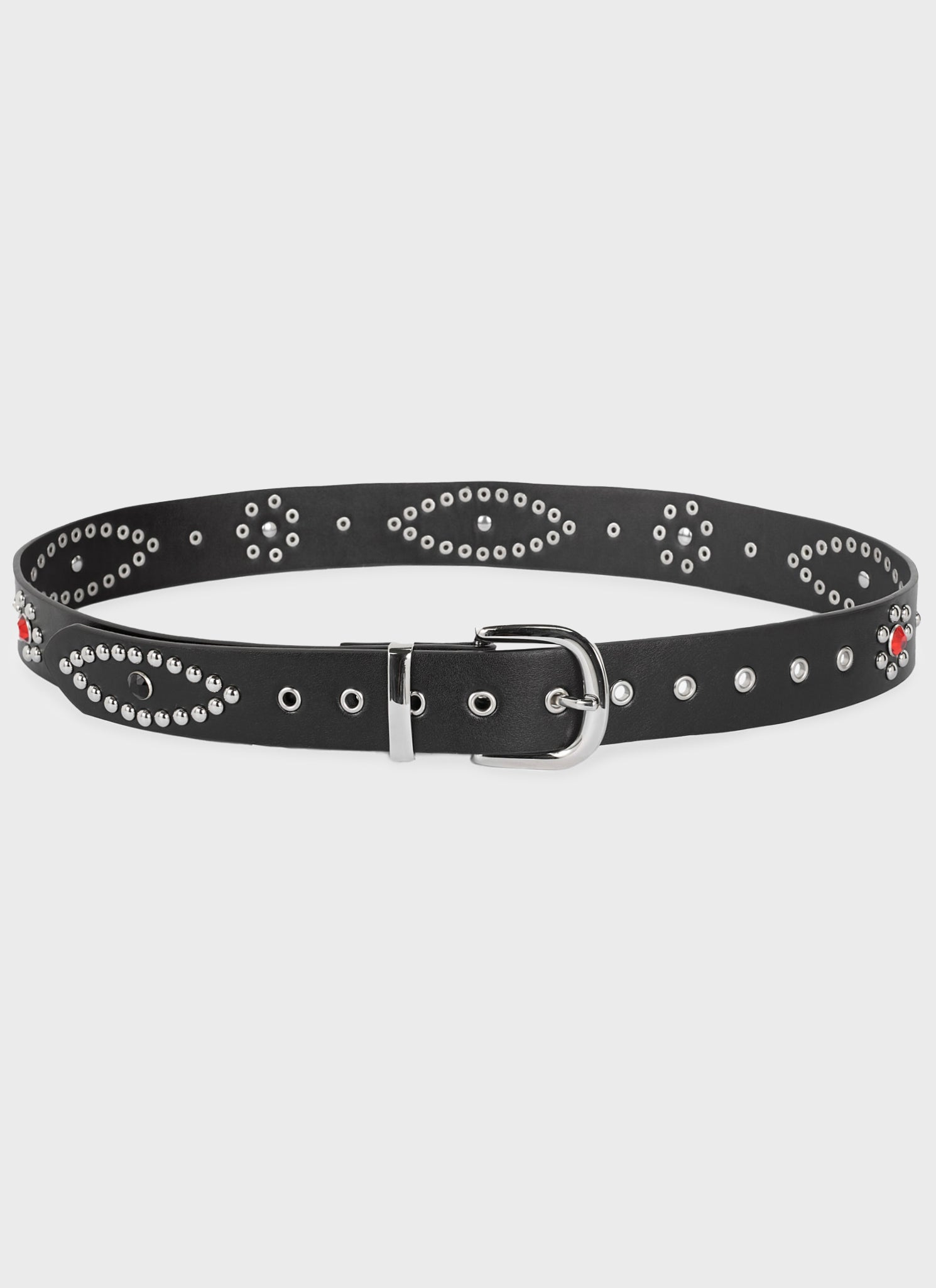Vintage Studded Belt - Black