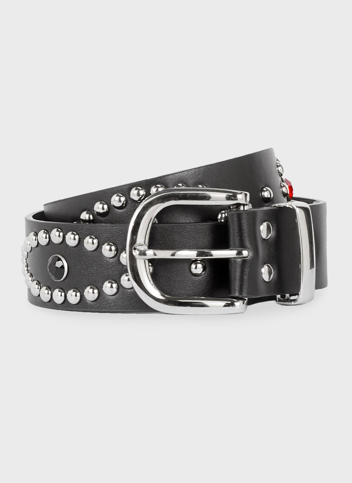 Vintage Studded Belt - Black