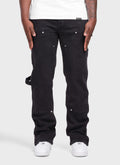 Vintage Carpenter Rivet Jeans - Black