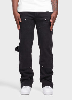 Vintage Carpenter Rivet Jeans - Black