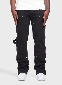 Vintage Carpenter Rivet Jeans - Black
