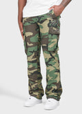 Vintage Flare Studded Cargos - Camo