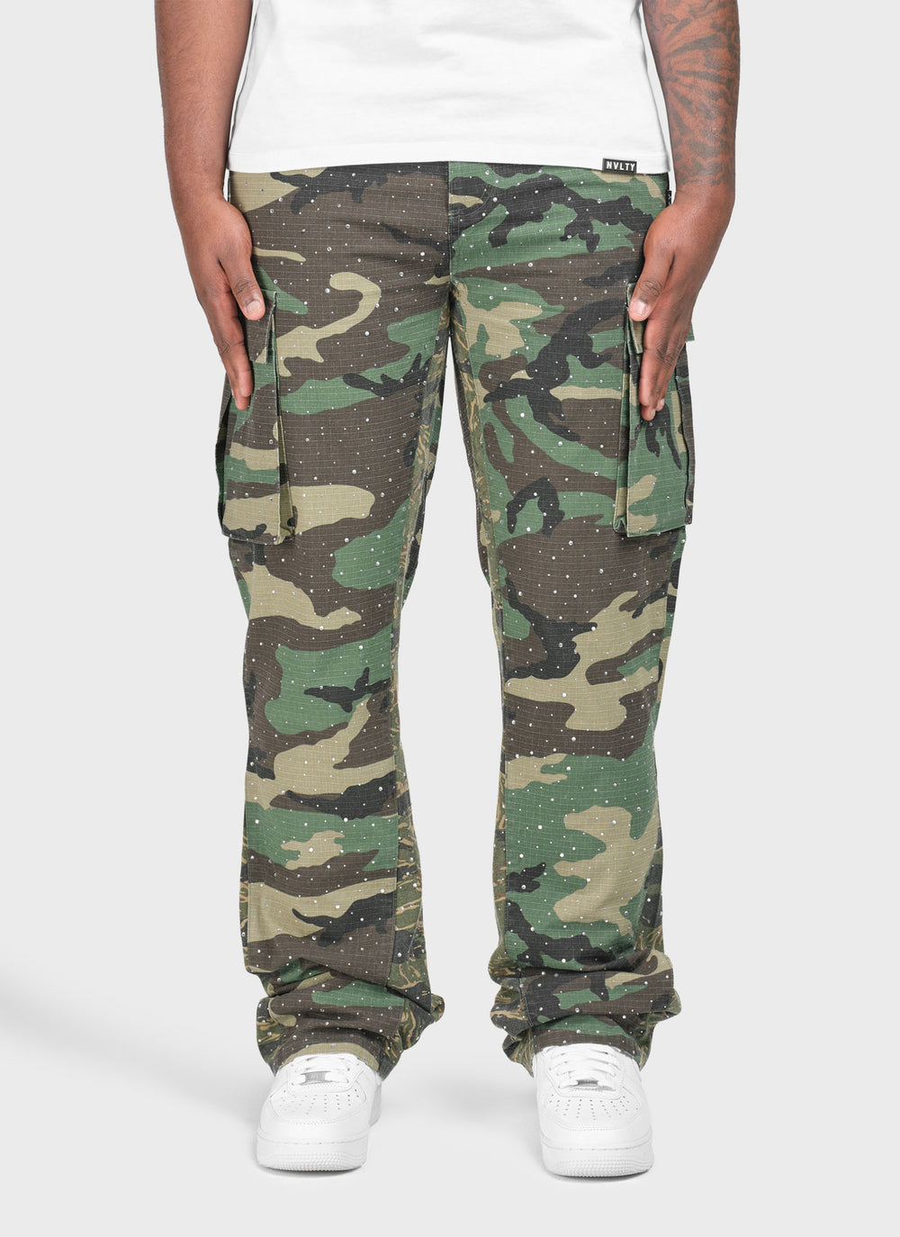 Vintage Flare VVS Cargos - Camo