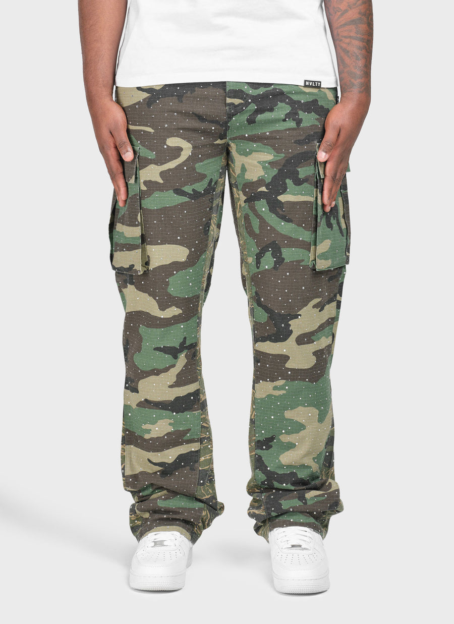 Vintage Flare VVS Cargos - Camo