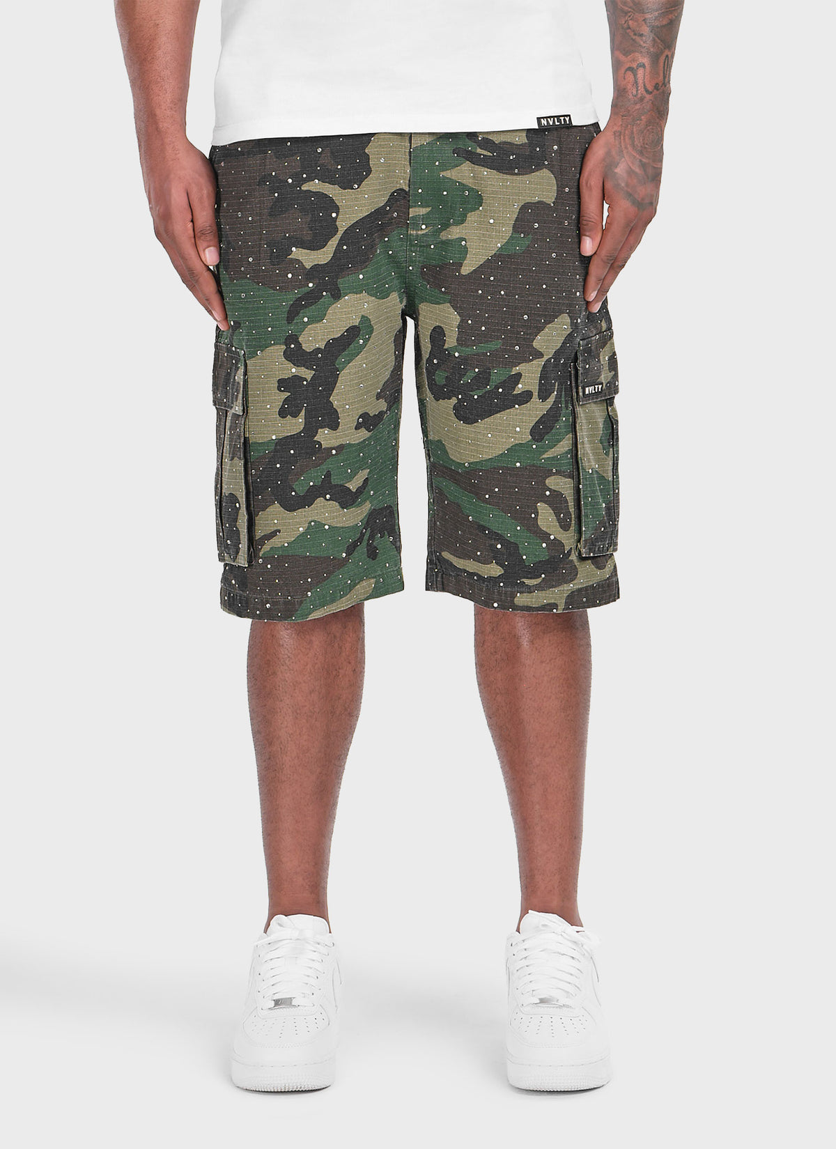 Vintage Flooded VVS Cargo Shorts - Camo