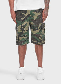 Vintage Flooded VVS Cargo Shorts - Camo